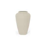 Bara jar fiberglass planter in Satin Beige