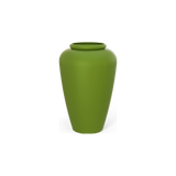 Bara jar fiberglass planter in Satin Green