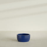 Casablanca Bowl Planter in Matte Cobalt Blue, 24"D × 12"H, shown empty