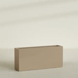 Potsdam Rectangular Planter in Gloss Metallic Gold, 72"L × 16"D × 32"H, shown empty