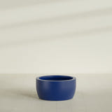 Casablanca Bowl Planter in Matte Cobalt Blue, 30"D × 15"H, shown empty