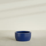 Casablanca Bowl Planter in Matte Cobalt Blue, 30"D × 15"H, shown empty