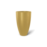 brannan fiberglass planter, Gloss Metallic Gold finish