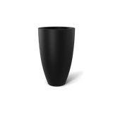 brannan fiberglass planter, Matte Black finish