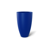 brannan fiberglass planter, Matte Cobalt Blue finish