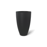 brannan fiberglass planter, Matte Charcoal finish