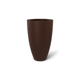 brannan fiberglass planter, Matte Dark Brown finish
