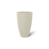 brannan fiberglass planter, Satin Beige finish