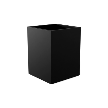 Brisbane corner fiberglass planter in Matte Black