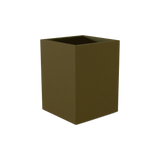 Brisbane corner fiberglass planter in Matte Bronze