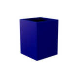 Brisbane corner fiberglass planter in Matte Cobalt Blue