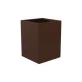 Brisbane corner fiberglass planter in Matte Dark Brown