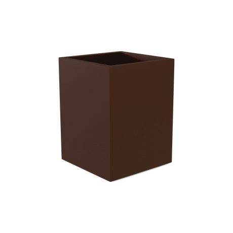 Brisbane corner fiberglass planter in Matte Dark Brown