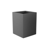 Brisbane corner fiberglass planter in Matte Gunmetal