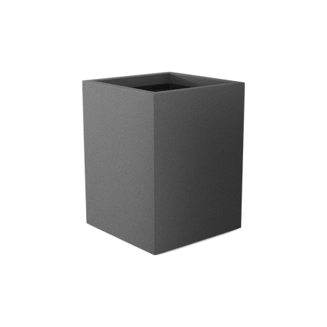 Brisbane corner fiberglass planter in Matte Gunmetal