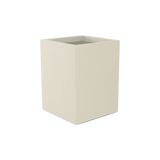 Brisbane corner fiberglass planter in Satin Beige
