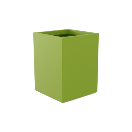 Brisbane corner fiberglass planter in Satin Green