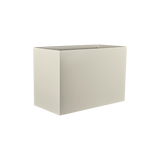 Brisbane rectangular fiberglass planter in Satin Beige