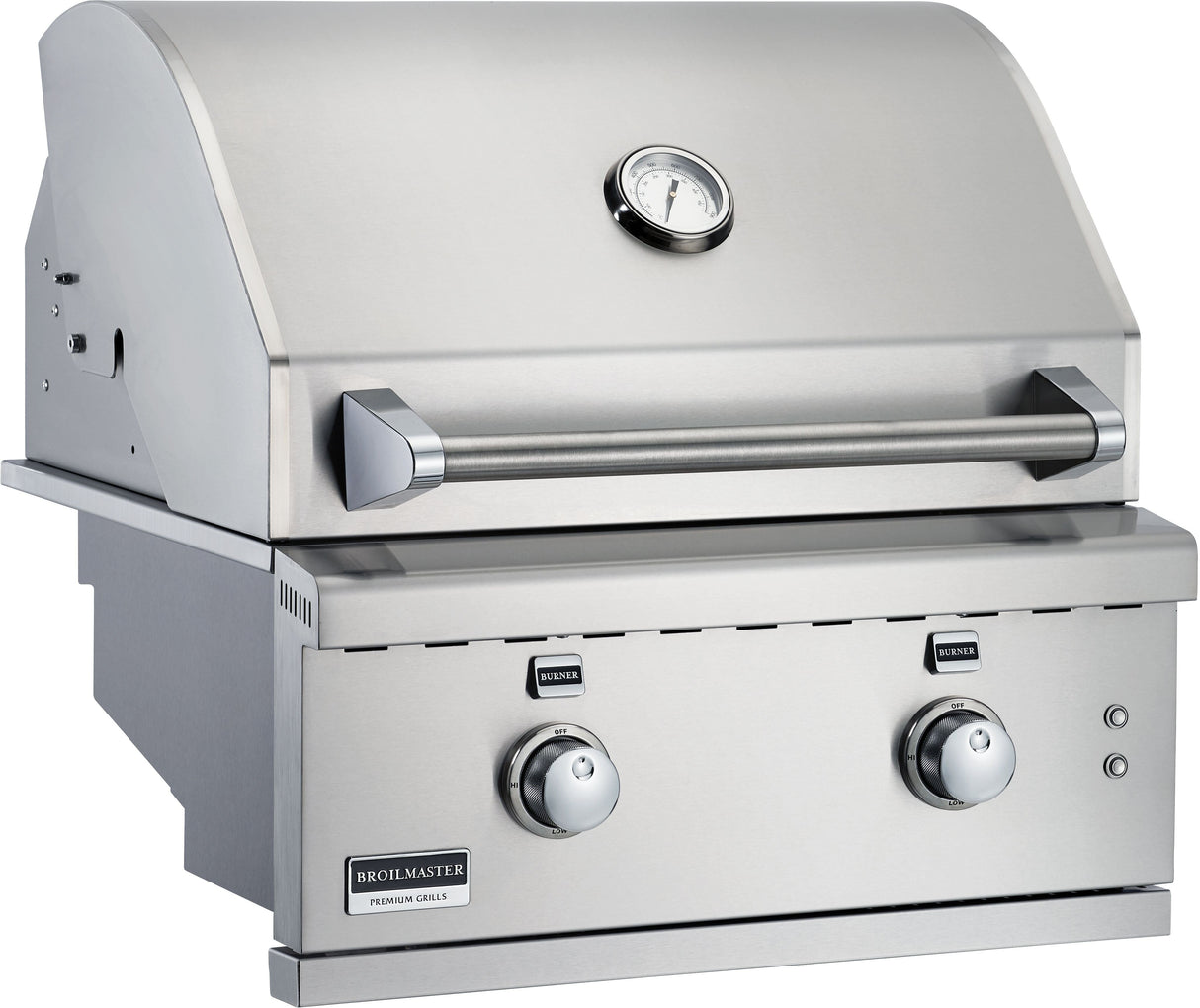 Broilmaster Stainless Steel NG 26" 2-Burner Gas Grill Head - BSG262N - Serene Yards