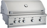 Broilmaster Stainless Steel NG 42" 4-Burner Gas Grill Head - BSG424N - Serene Yards