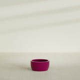 Casablanca Bowl Planter in Gloss Eggplant, 20"D × 10"H, shown empty