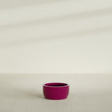 Casablanca Bowl Planter in Gloss Eggplant, 20"D × 10"H, shown empty