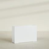 Delray Rectangular Planter in Matte Bright White, 48"L × 12"D × 32"H, shown empty