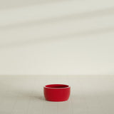 Casablanca Bowl Planter in Gloss Red, 20"D × 10"H, shown empty