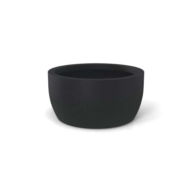Casablanca Bowl Planter in Charcoal