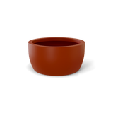 Casablanca Bowl fiberglass planter, Terracotta finish