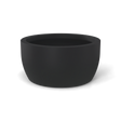 Casablanca bowl fiberglass planter in Matte Charcoal, studio render