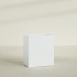 Darwin Rectangular Planter in Matte Bright White, 36"L × 24"D × 42"H, shown empty