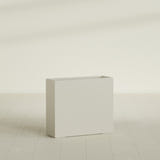 Perth Rectangular Planter in Satin Beige, 48"L × 16"D × 42"H, shown empty