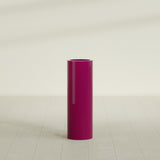 Corry Cylinder Planter in Gloss Eggplant, 10"D × 30"H, shown empty