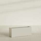 Tolga Rectangular Planter in Satin Beige, 60"L × 16"D × 24"H, shown empty
