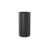 Corry cylinder fiberglass planter in Matte Charcoal