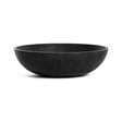 Cavo Low Bowl fiberglass planter in Carbon Stone, 19.7 in Ø x 8.5 in H