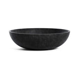 Cavo Low Bowl fiberglass planter in Carbon Stone, 19.7 in Ø x 8.5 in H