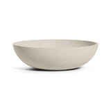 Cavo Low Bowl fiberglass planter in Sand Stone, 19.7 in Ø x 8.5 in H