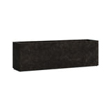 Lonno Long Trough fiberglass planter in Brown Stone, 78.7 in L x 19.7 in D x 24.2 in H