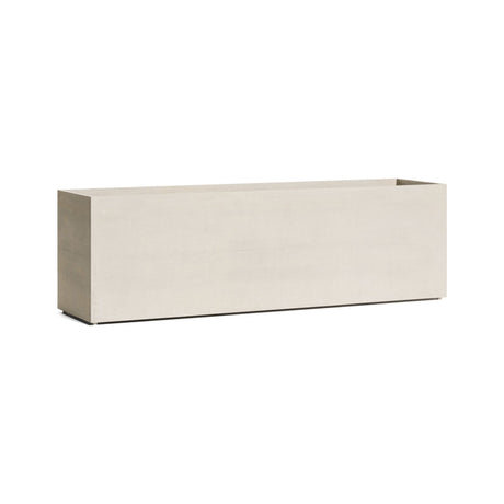 Lonno Long Trough fiberglass planter in Sand Stone, 78.7 in L x 19.7 in D x 24.2 in H