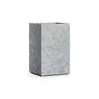 Reglito Tall Square fiberglass planter in Concrete Stone, 19.7 in L x 19.7 in D x 31.5 in H