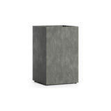 Reglito Tall Square fiberglass planter in Grey Stone, 19.7 in L x 19.7 in D x 31.5 in H