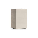 Reglito Tall Square fiberglass planter in Sand Stone, 19.7 in L x 19.7 in D x 31.5 in H