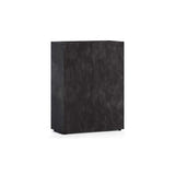 Reglo modular rectangle fiberglass planter in Carbon Stone, 23.6 in L x 11.8 in D x 32.1 in H