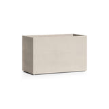 Semplito Rectangle fiberglass planter in Sand Stone, 39.4 in L x 19.7 in D x 24.2 in H