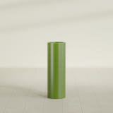Corry Cylinder Planter in Satin Green, 10"D × 30"H, shown empty