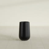 Hayden Urn Planter in Matte Black, 18"D × 29"H, shown empty