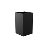 Darwin corner fiberglass planter in Matte Black