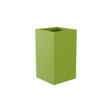 Darwin corner fiberglass planter in Satin Green